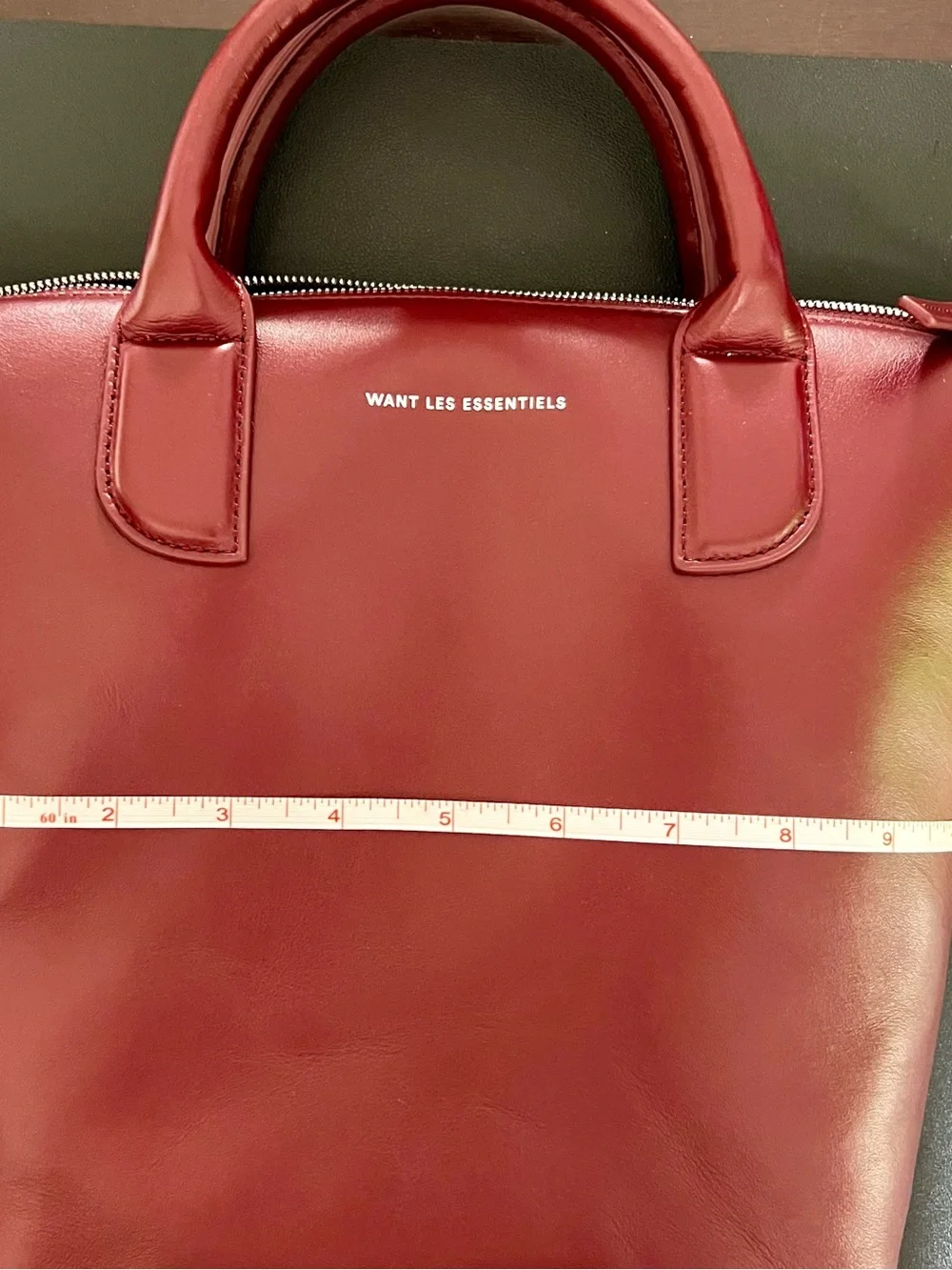 WANT Les ESSENTIELS Petite Dark Cherry Ohare Tote Bag